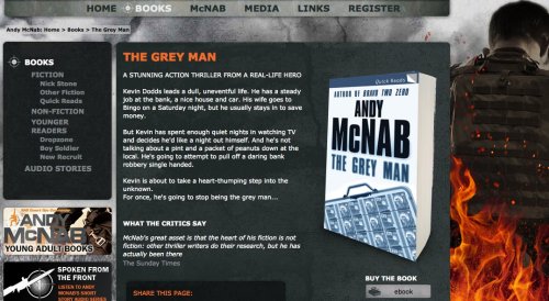 'Kevin Dodds' becomes an Andy McNab character